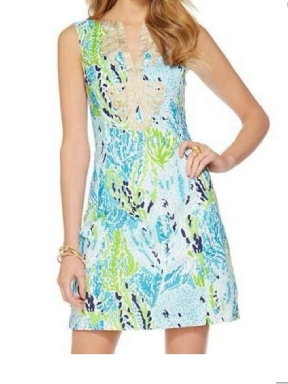 Lilly Pulitzer Janice dress in Coral Reef print